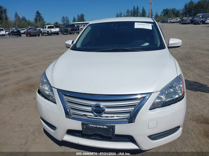 2013 Nissan Sentra Sv VIN: 3N1AB7APXDL672534 Lot: 39966674