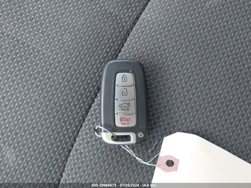 2013 Hyundai Sonata Se VIN: 5NPEC4AC8DH665220 Lot: 39966675