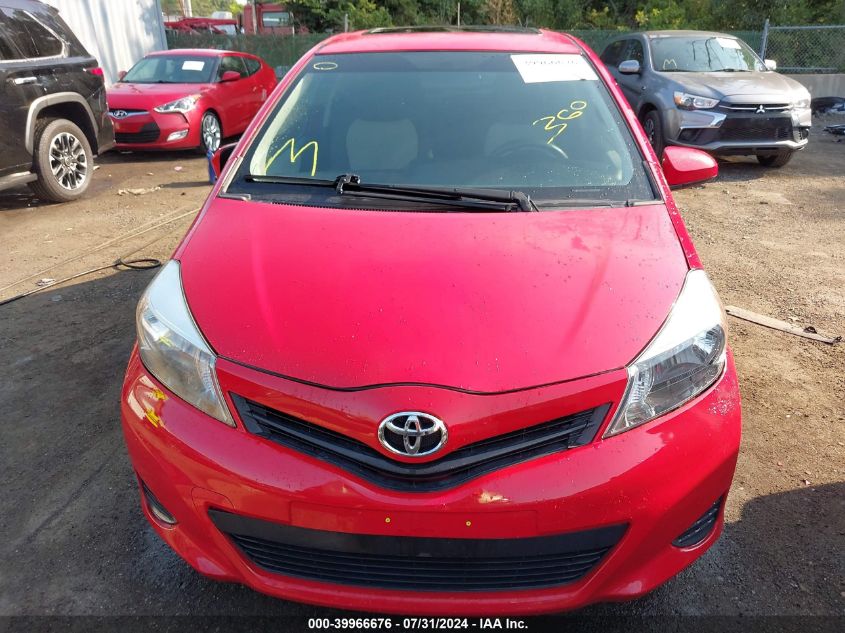 2012 Toyota Yaris L/Le VIN: JTDJTUD38CD502582 Lot: 39966676