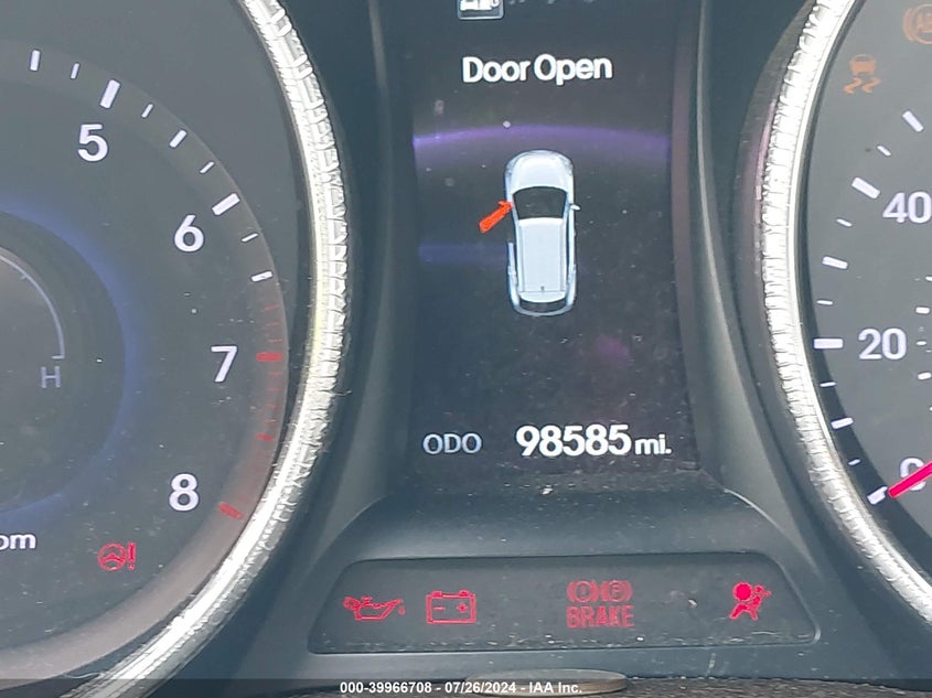 2013 Hyundai Santa Fe Sport VIN: 5XYZU3LB9DG106540 Lot: 39966708