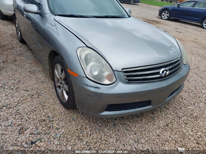 2006 Infiniti G35 VIN: JNKCV51E26M517824 Lot: 39966719