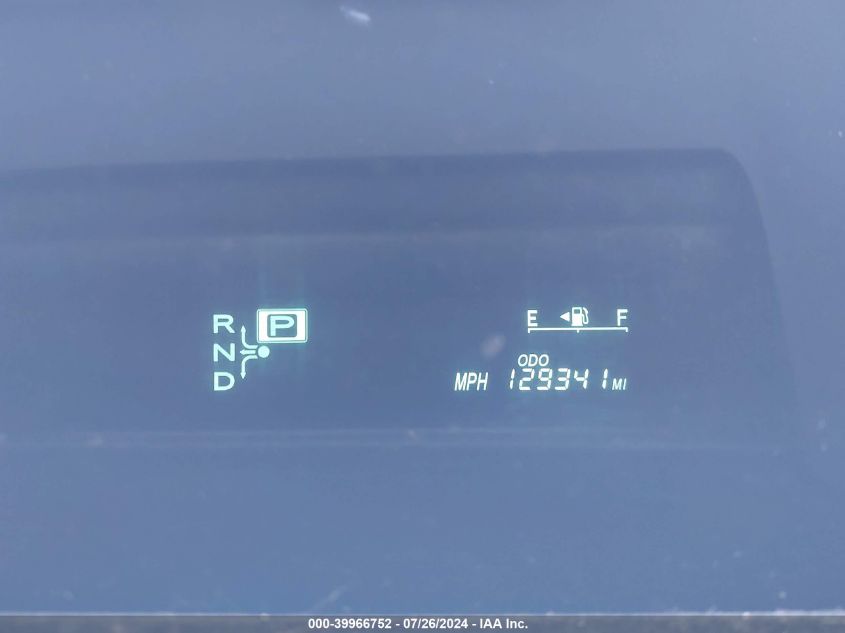 2009 Toyota Prius VIN: JTDKB20U897872951 Lot: 39966752