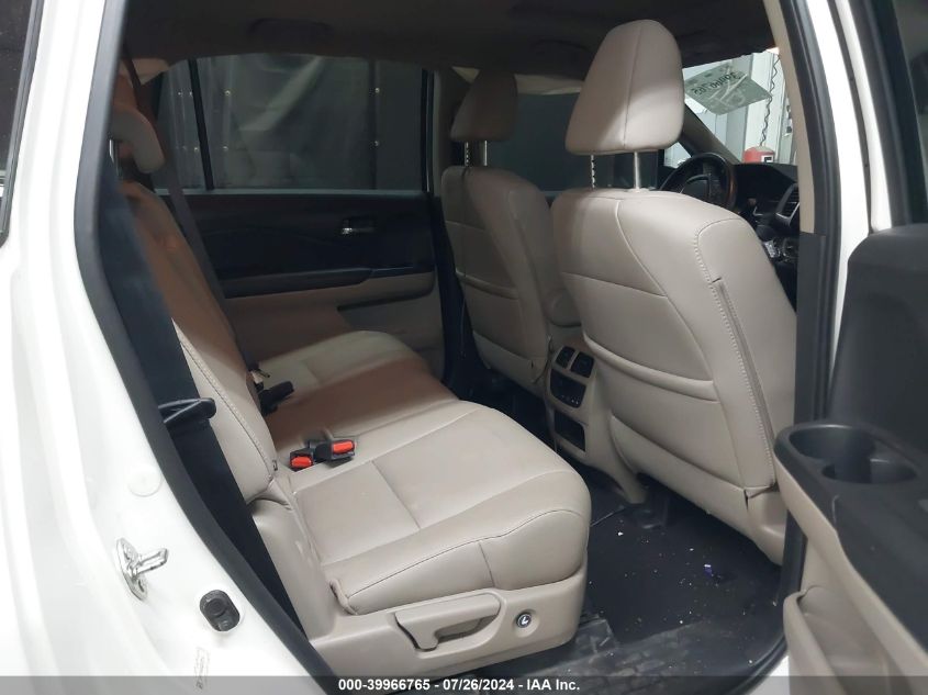 2016 Honda Pilot Exl VIN: 5FNYF6H54GB107214 Lot: 39966765