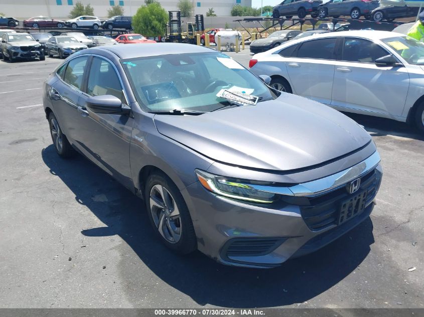 2019 Honda Insight Lx VIN: 19XZE4F14KE007415 Lot: 39966770