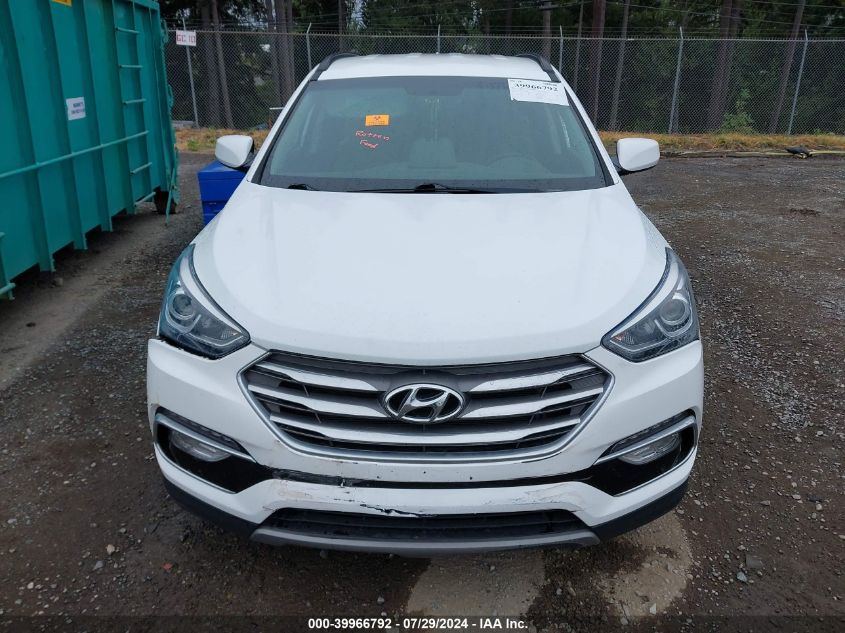 2017 Hyundai Santa Fe Sport 2.4L VIN: 5XYZU3LB7HG430883 Lot: 39966792