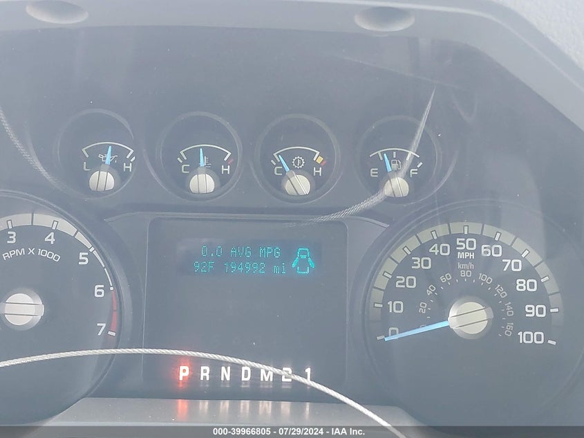 2012 Ford F250 Super Duty VIN: 1FT7W2B64CEC50309 Lot: 39966805