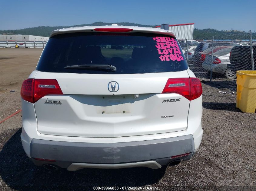 2007 Acura Mdx Sport Package VIN: 2HNYD28817H539501 Lot: 39966833