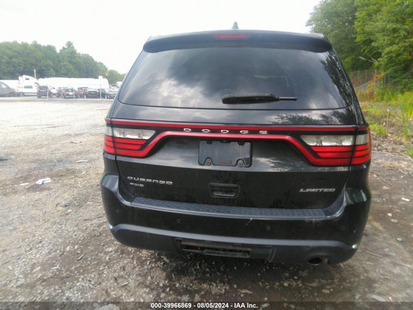 2015 Dodge Durango Limited VIN: 1C4RDJDG2FC112217 Lot: 39966869