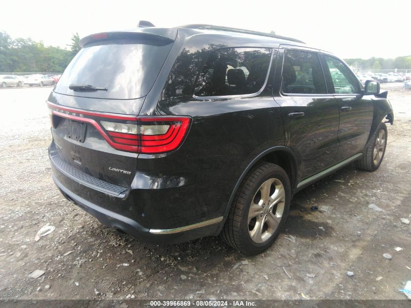 2015 Dodge Durango Limited VIN: 1C4RDJDG2FC112217 Lot: 39966869