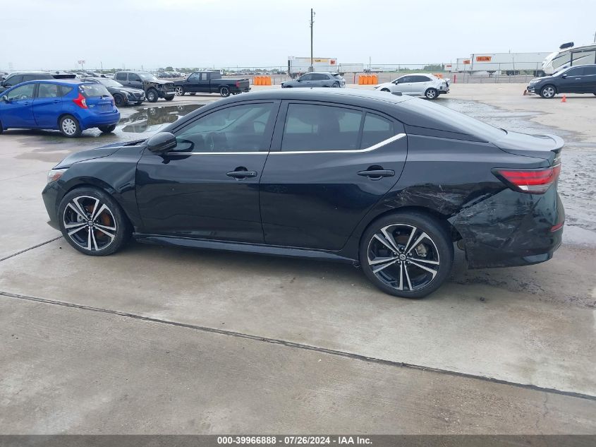 2023 Nissan Sentra Sr Xtronic Cvt VIN: 3N1AB8DV8PY272513 Lot: 39966888