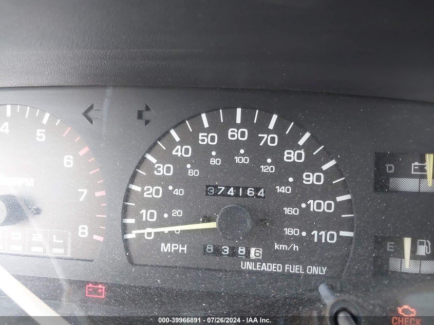 1995 Toyota T100 Xtracab Sr5 VIN: JT4VD12FXS0002939 Lot: 39966891