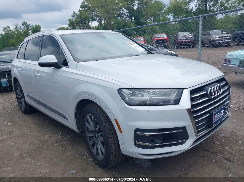 2018 Audi Q7 3.0T Premium VIN: WA1VAAF77JD022871 Lot: 39966914