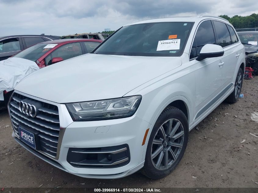 2018 Audi Q7 3.0T Premium VIN: WA1VAAF77JD022871 Lot: 39966914