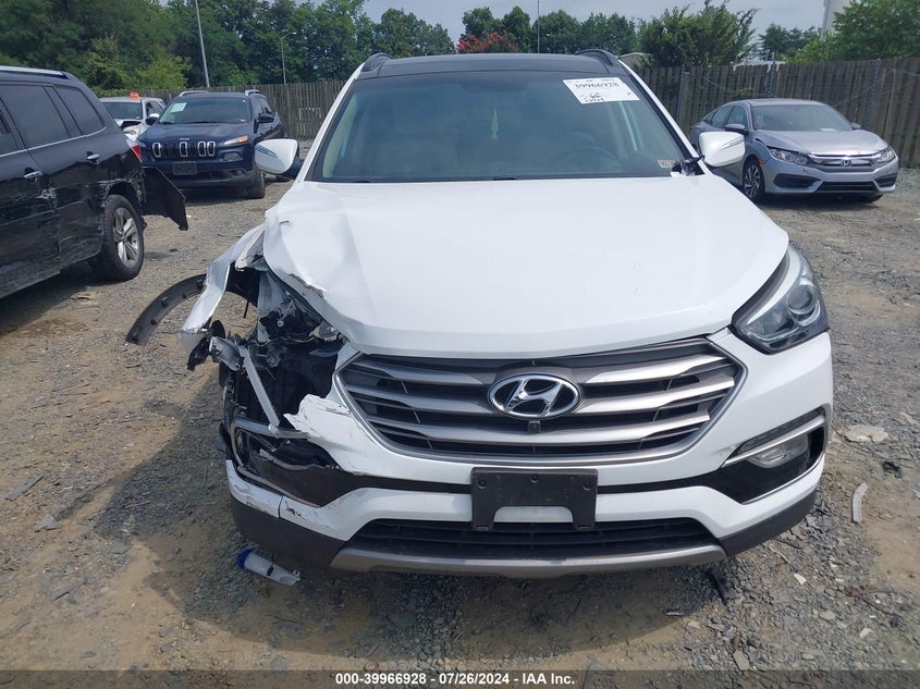 2017 Hyundai Santa Fe Sport 2.4L VIN: 5XYZUDLB8HG457676 Lot: 39966928