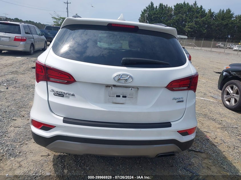 2017 Hyundai Santa Fe Sport 2.4L VIN: 5XYZUDLB8HG457676 Lot: 39966928