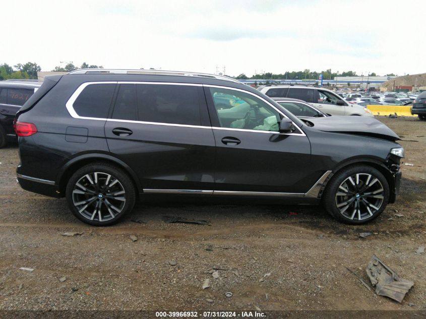 2021 BMW X7 xDrive40I VIN: 5UXCW2C04M9G12837 Lot: 39966932