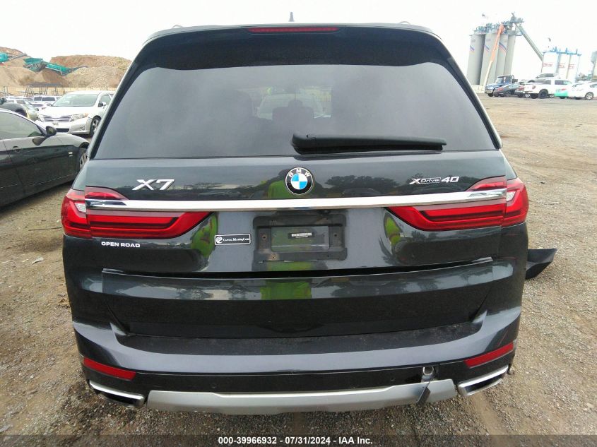 2021 BMW X7 xDrive40I VIN: 5UXCW2C04M9G12837 Lot: 39966932