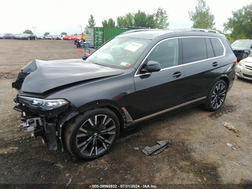 VIN 5UXCW2C04M9G12837 2021 BMW X7, Xdrive40I no.2