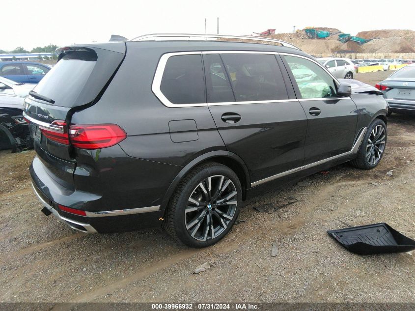 VIN 5UXCW2C04M9G12837 2021 BMW X7, Xdrive40I no.4