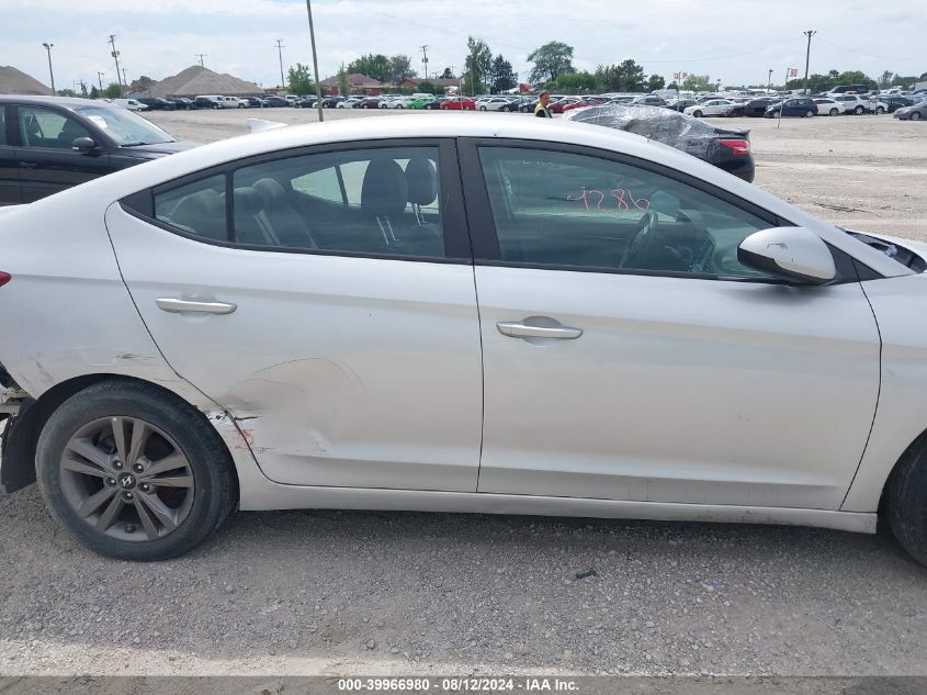 5NPD84LFXJH356204 2018 Hyundai Elantra Sel