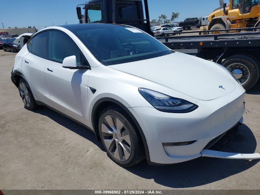 2021 TESLA MODEL Y LONG RANGE DUAL MOTOR ALL-WHEEL DRIVE - 5YJYGDEEXMF243509