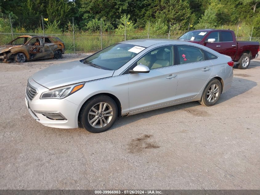 2015 Hyundai Sonata Se VIN: 5NPE24AFXFH008922 Lot: 39966983