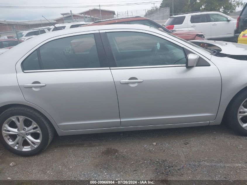 2012 Ford Fusion Se VIN: 3FAHP0HA5CR184423 Lot: 39966984