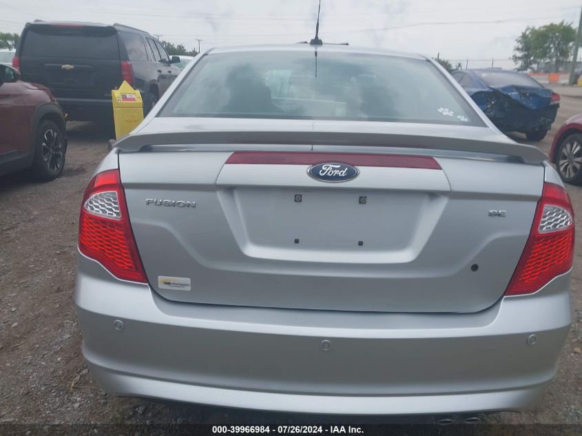 2012 Ford Fusion Se VIN: 3FAHP0HA5CR184423 Lot: 39966984