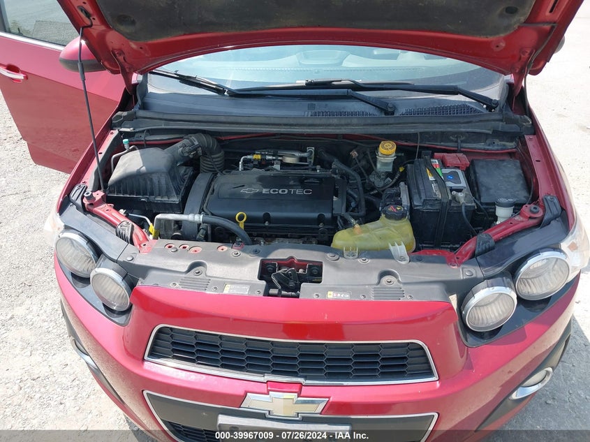 2012 Chevrolet Sonic 2Lz VIN: 1G1JE5SH0C4155529 Lot: 39967009