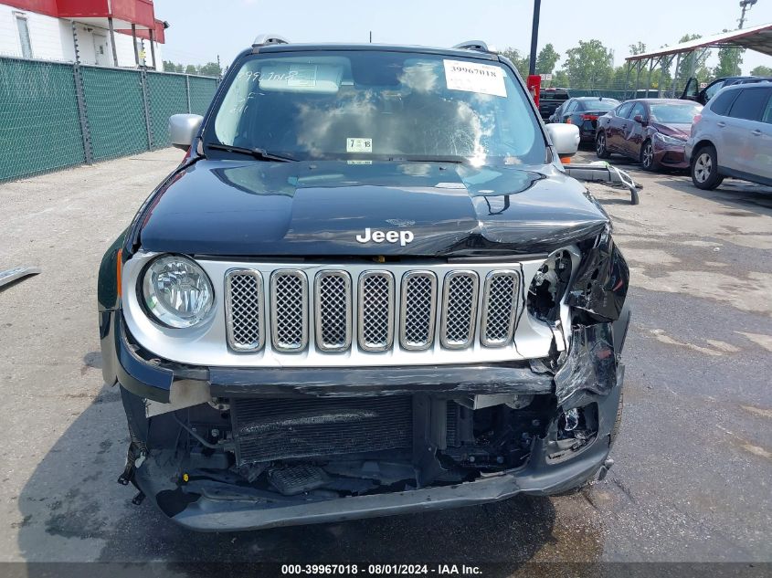 2016 Jeep Renegade Limited VIN: ZACCJBDT7GPD46576 Lot: 39967018