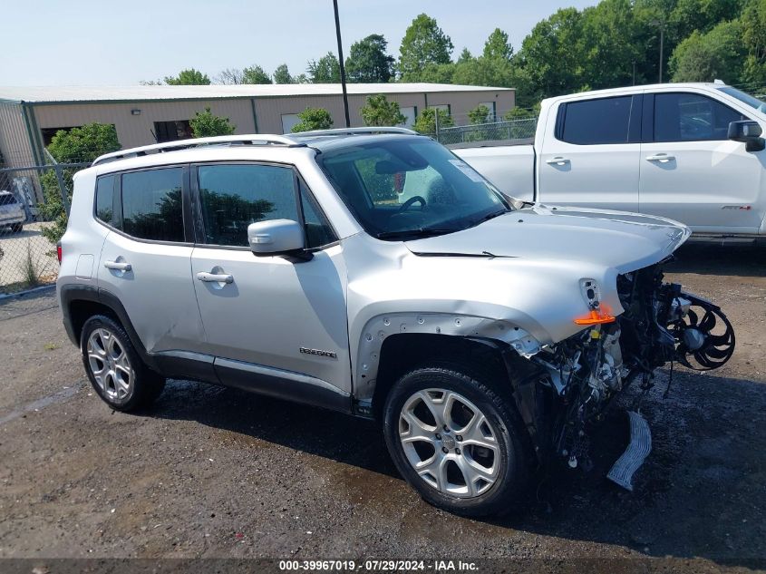 2017 Jeep Renegade Limited 4X4 VIN: ZACCJBDB9HPF79612 Lot: 39967019