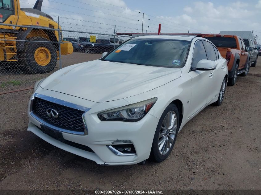 2018 Infiniti Q50 3.0T Luxe VIN: JN1EV7AP1JM353159 Lot: 39967026