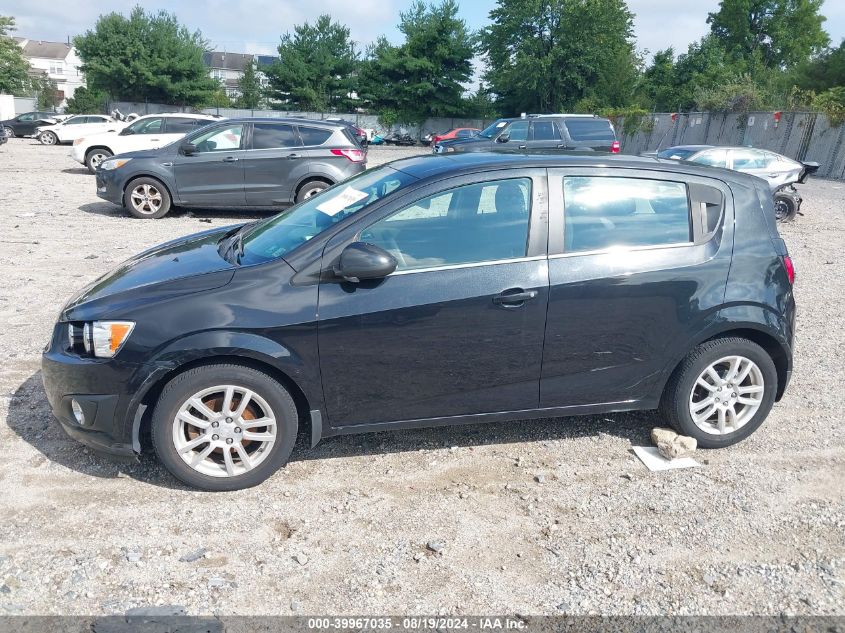 2014 Chevrolet Sonic Lt Manual VIN: 1G1JD6SB3E4223538 Lot: 39967035