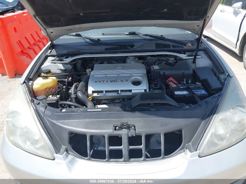 2004 Lexus Es 330 VIN: JTHBA30G145010936 Lot: 39967036