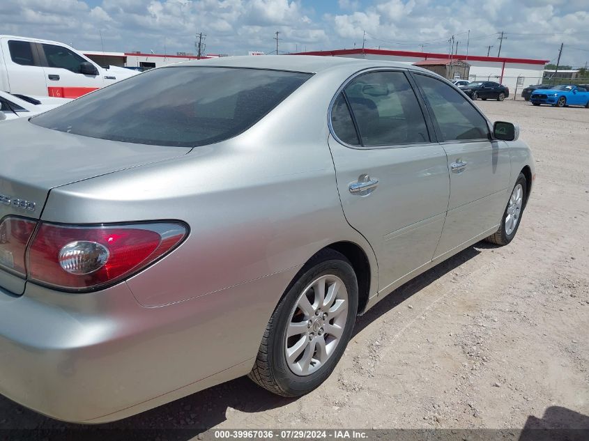 2004 Lexus Es 330 VIN: JTHBA30G145010936 Lot: 39967036