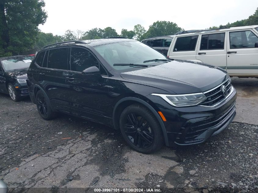 2022 VOLKSWAGEN TIGUAN 2.0T SE R-LINE BLACK - 3VV8B7AX9NM005091