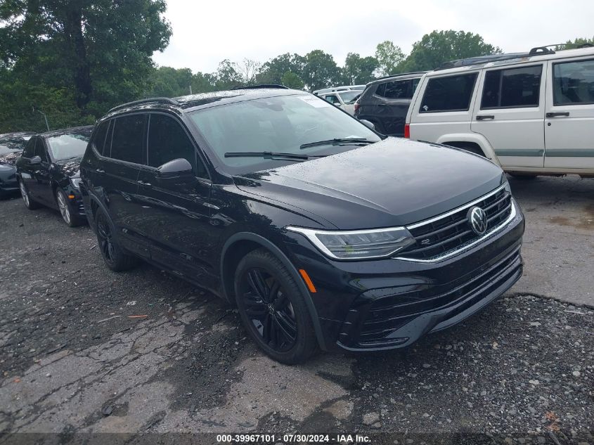 2022 VOLKSWAGEN TIGUAN 2.0T SE R-LINE BLACK - 3VV8B7AX9NM005091