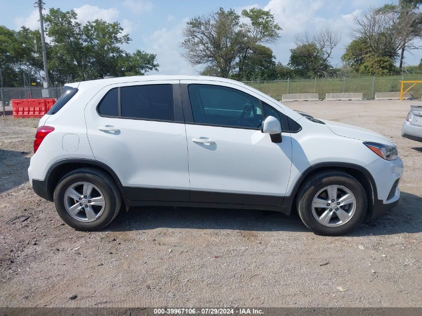 2021 Chevrolet Trax Fwd Ls VIN: KL7CJKSB7MB301876 Lot: 39967106