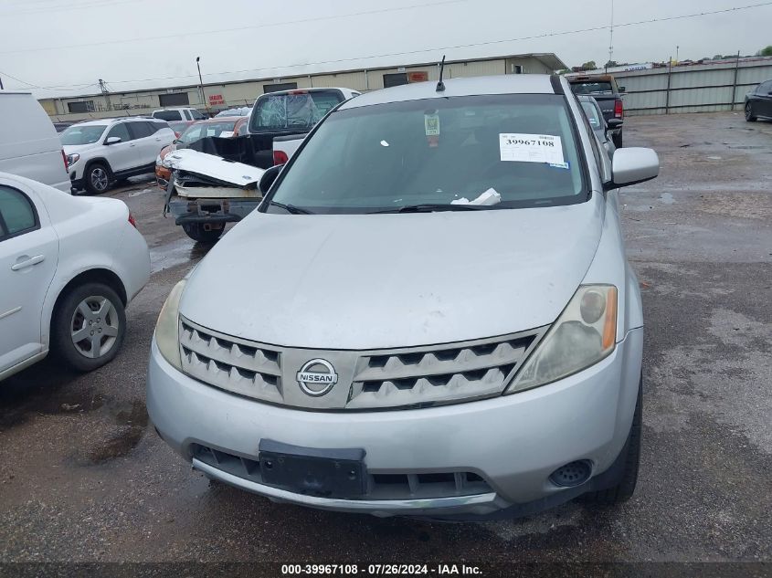 2007 Nissan Murano S VIN: JN8AZ08T27W527431 Lot: 39967108