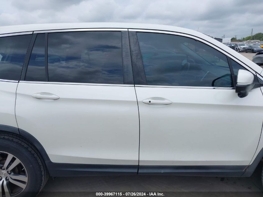 5FNYF5H56HB010723 2017 Honda Pilot Ex-L