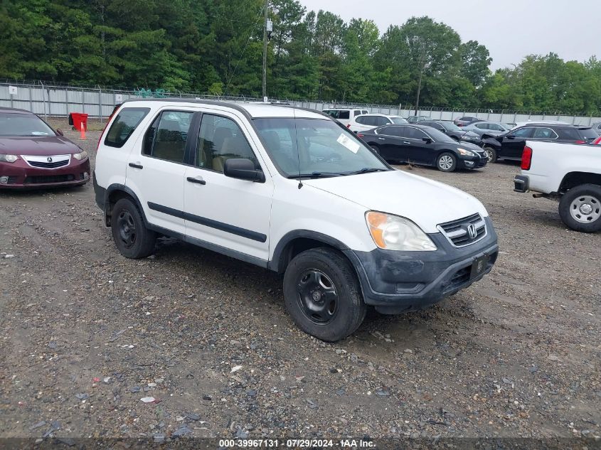 2002 Honda Cr-V Lx VIN: JHLRD68452C004023 Lot: 39967131