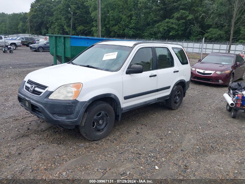 2002 Honda Cr-V Lx VIN: JHLRD68452C004023 Lot: 39967131