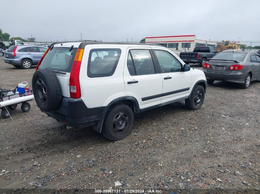 2002 Honda Cr-V Lx VIN: JHLRD68452C004023 Lot: 39967131