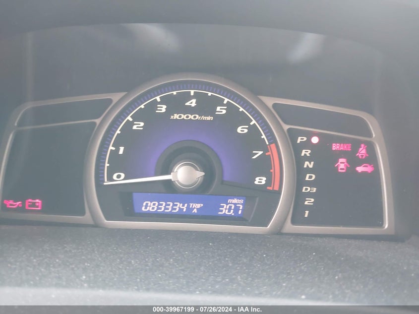 2008 Honda Civic Sdn Lx VIN: 1HGFA16508L108176 Lot: 39967199