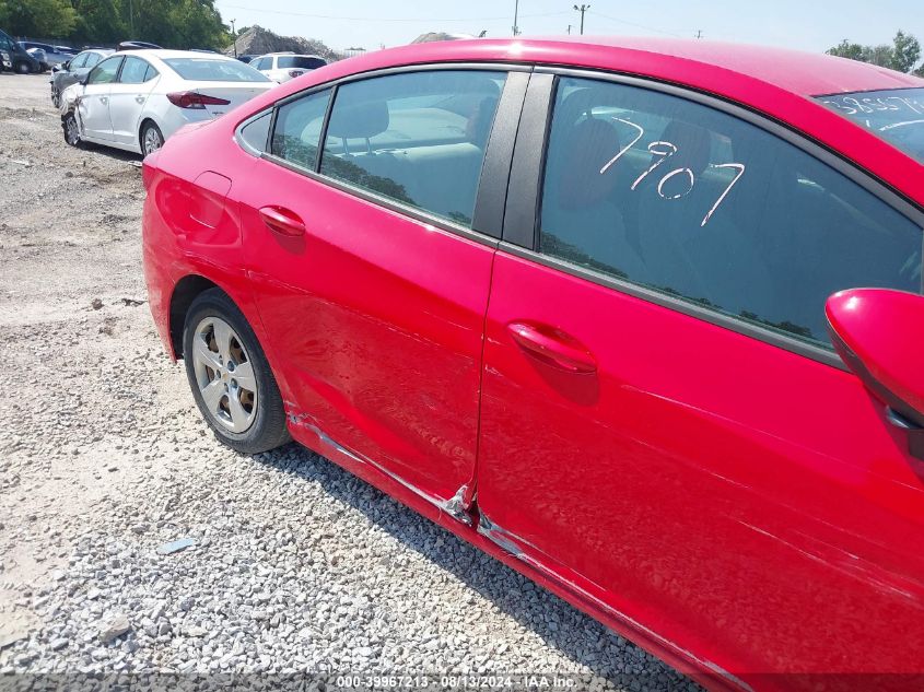 2016 Chevrolet Cruze Ls Manual VIN: 1G1BB5SM5G7276409 Lot: 39967213