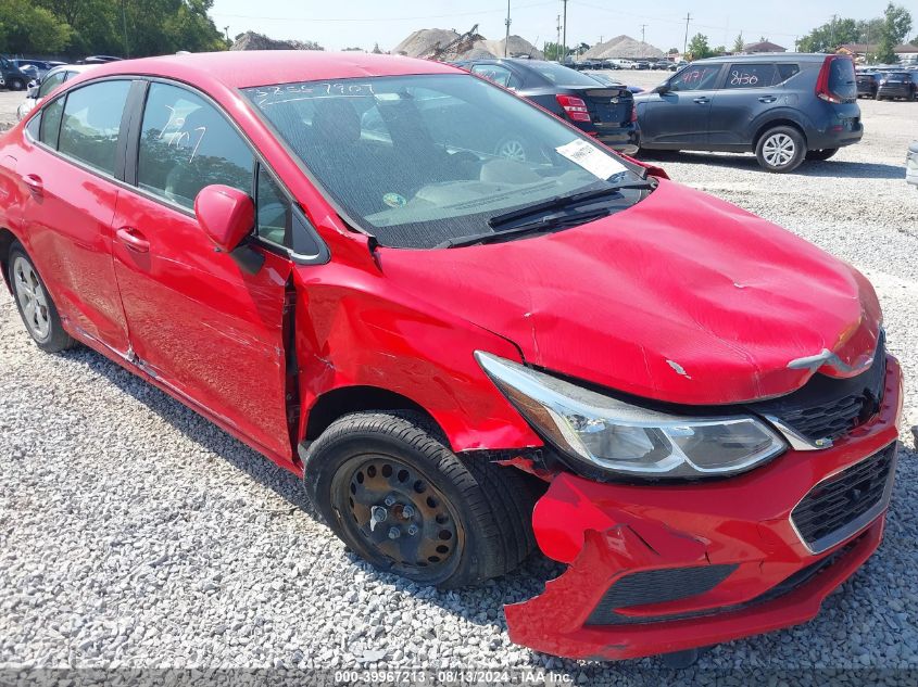 2016 Chevrolet Cruze Ls Manual VIN: 1G1BB5SM5G7276409 Lot: 39967213