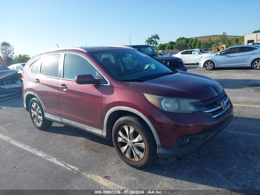 2012 Honda Cr-V Ex-L VIN: 5J6RM3H70CL003606 Lot: 39967236