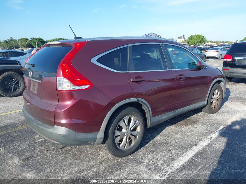 2012 Honda Cr-V Ex-L VIN: 5J6RM3H70CL003606 Lot: 39967236