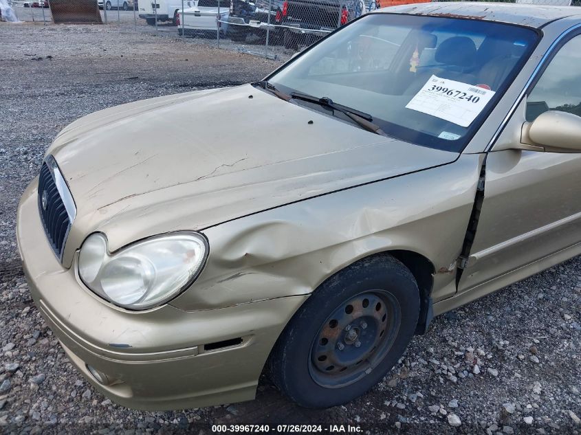 2004 Hyundai Sonata VIN: KMHWF25H04A086053 Lot: 39967240