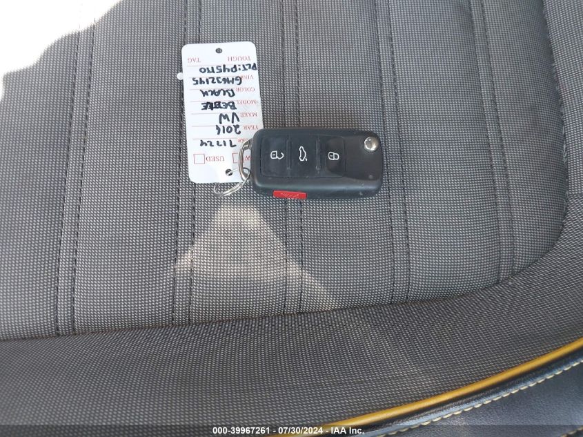 2016 VOLKSWAGEN BEETLE 1.8T DUNE - 3VWS17AT1GM632145